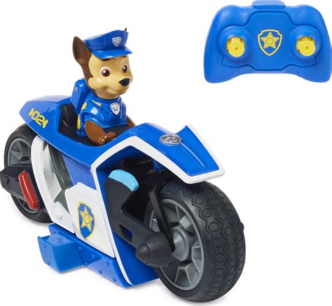 Paw Patrol Chase Rc Movie Motorcycle For Kids Ages 3 And Up