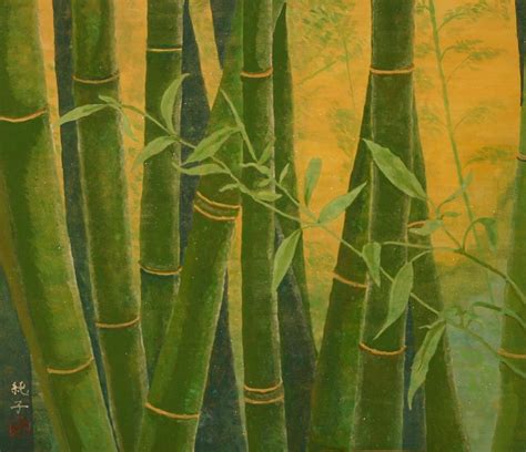 Bamboo Painting By Junko Niino Pixels