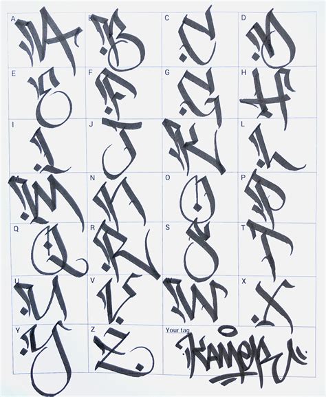Graffiti Alphabet Letters Westradar