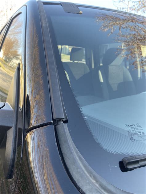 Windshield Replaced Are The Side Seals Installed Incorrectly Dodge