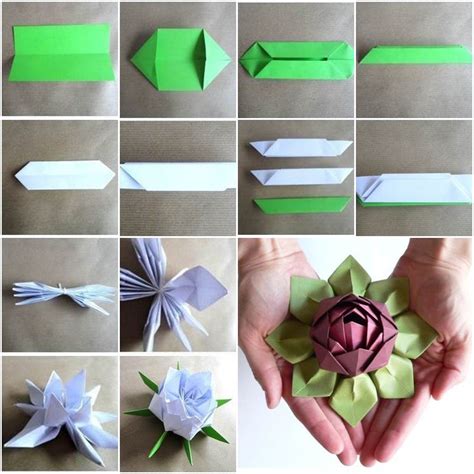 Incredible Origami Lotus Flower Instructions And Video Tutorial