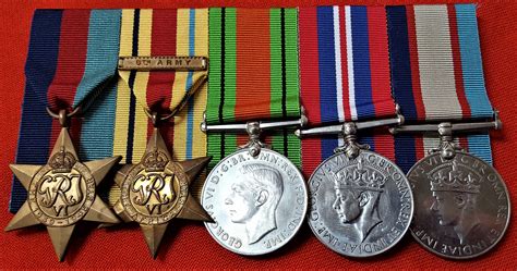 Ww2 Kia Australian Medal Group 232 Battalion Wx10881 Chaney El Alamein