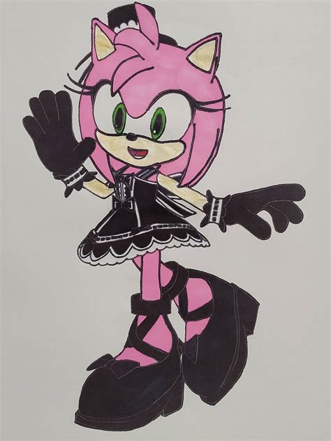 Gothic Amy Rose By Masaxmune23 On Deviantart