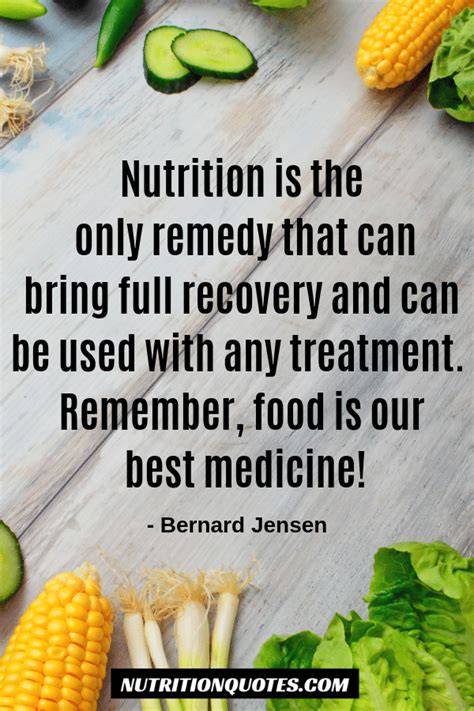Nutrition Is The Only Remedy That Can Bring Full Recovery