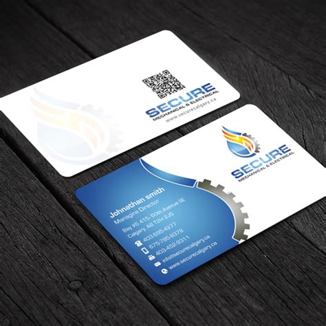 And it's convenient for both personal and business use. Secure M&E Business Cards | Business card contest