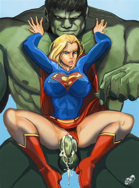 Incredible Crossover Sex With Hulk Supergirl Porn Pics Compilation