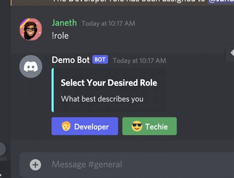 Discord Message Embeds With Buttons Example JanethL Autocode