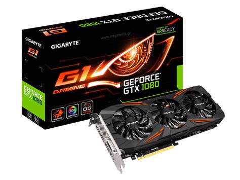 Gigabyte Geforce Gtx 1080 G1 Gaming 8gb Gv N1080g1 Gaming 8gd Κάρτες