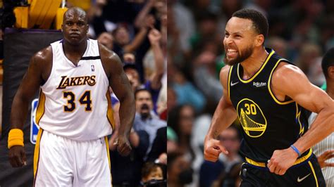 Shaquille Oneal Offers A Physical Rebuttal To Steph Currys 2017 Warriors Vs 2001 Lakers Take