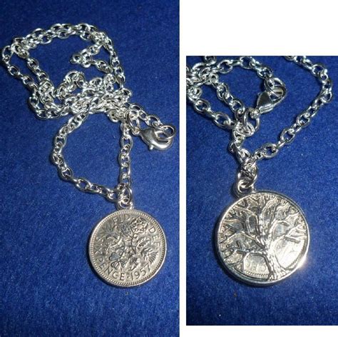 Unusual 1st birthday gifts uk. 65th birthday gift for a Woman 1954 silver sixpence ...