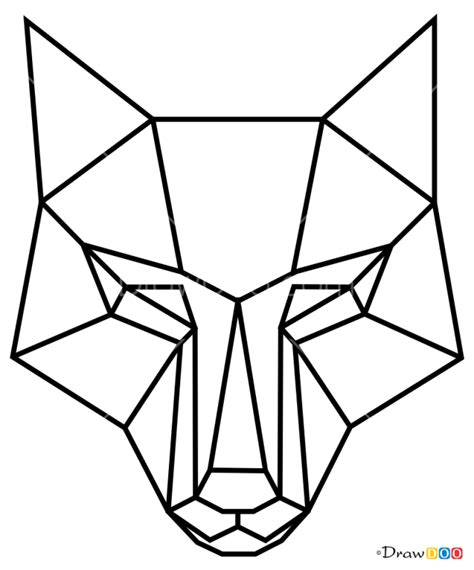 First draw a circle for the head. How to Draw Geometric Wolf Head, Tattoo Wolfs