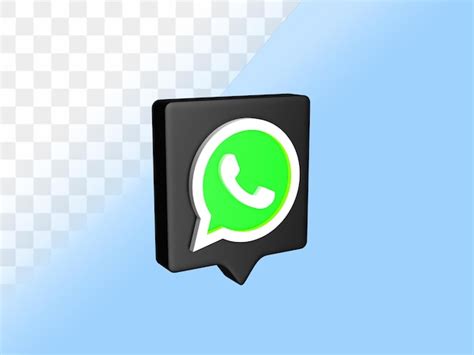 Premium Psd Psd 3d Social Media Icon Whatsapp