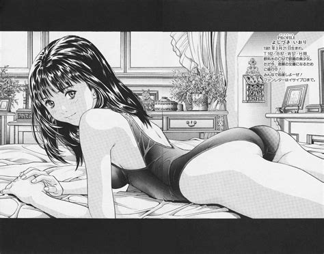 Katsura Masakazu Yoshizuki Iori Is Scan Ass Bed Black Hair Lying Monochrome One Piece