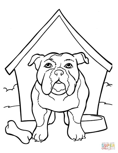 Printable Bulldog Coloring Pages Coloring Home