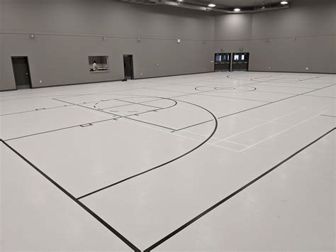 Basketball Court Saskatoon Everline Coatings
