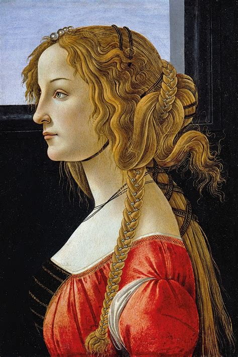 Kadın Portresi Poster Portrait of a Woman Alessandro Botticelli