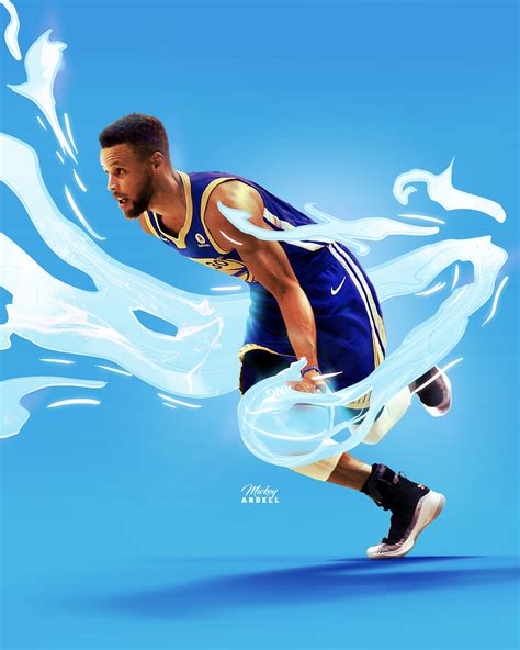 Steph Curry Nba Art Wmcskills Curry Nba Nba Basketball Art Nba Art