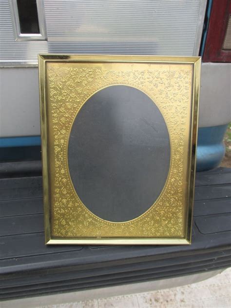Reduced Vtg Ornate Gold Metal Fancy Paper Mat Victorian Look Etsy