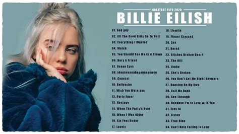 Billie Eilish Greatest Hits Billie Eilish Full Playlist Best Songs Billie Eilish