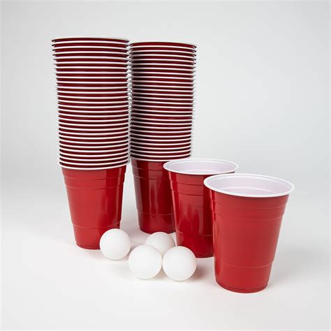 Beer Pong Cups Red Or Blue Pack Of 60 Iconic Party Game