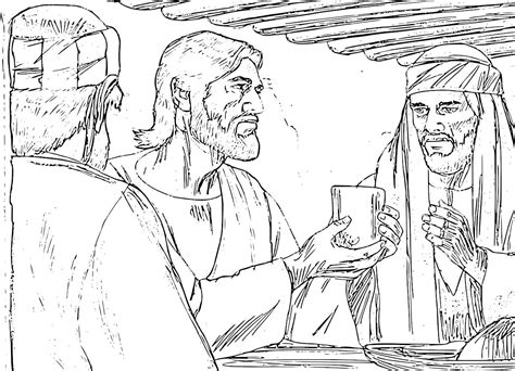 Coloring Pages Holy Thursday