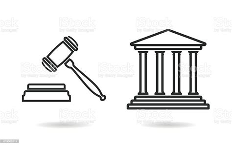 Court Vector Icon Stock Illustration Download Image Now Business
