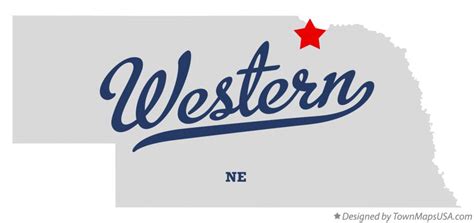 Map Of Western Knox County Ne Nebraska