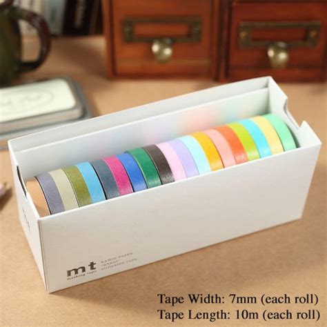 Mt Plain Color Washi Tapes Mt Washi Tape Solid Colour Basic Etsy