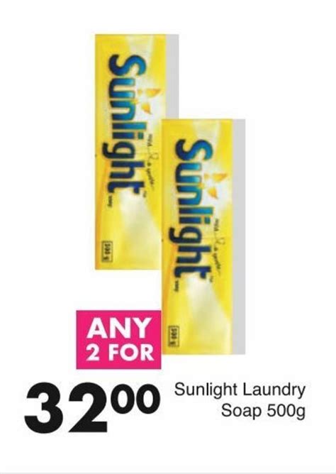 Sunlight Laundry Soap 500g Offer At Save