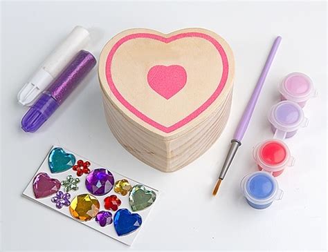Melissa And Doug Decorate Your Own Wooden Heart Box 4 Craft4kids Australia