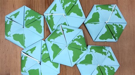 Origami Earth For Earth Day From Printworks Youtube