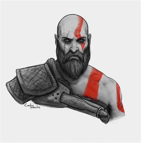 Artstation Kratos God Of War