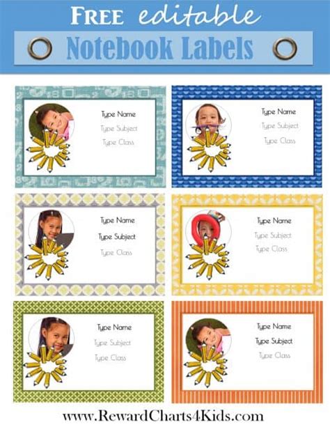Free Personalized Kids School Labels Customize Online And Print At Home