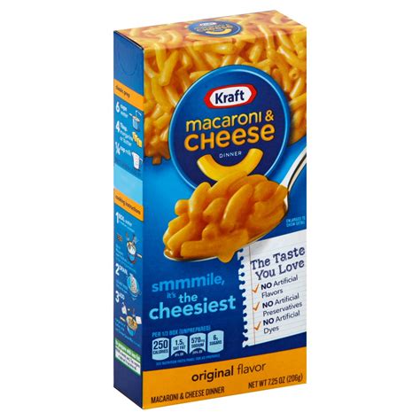 1395806 likes · 507 talking about this. KRAFT MACARONI AND CHEESE DINNER THE CHEESIEST 12 x 206g ...