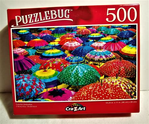 Puzzlebug 500 Pc Puzzle Nib Colorful And Similar Items