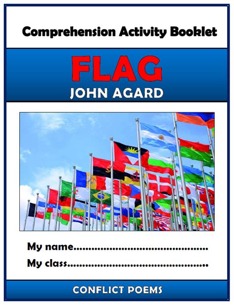 Flag Comprehension Activities Booklet Teaching Resources