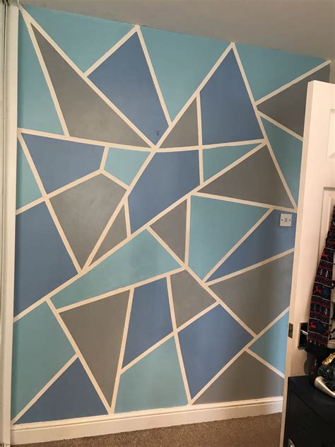 50 Geometric Wall Design With Painters Tape Trends This Is Edit