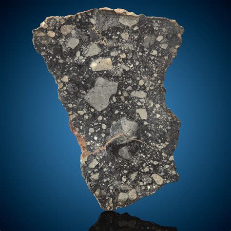 Nwa 11474 Lunar Meteorite Slice Lunar Feldspathic Breccia Lot