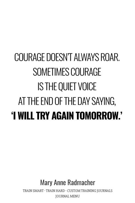 Courage Doesnt Always Roar Journalmenu