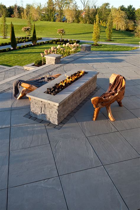 Diy natural gas fire pit. Dazzling propane fire pits in Patio Traditional with Stone ...
