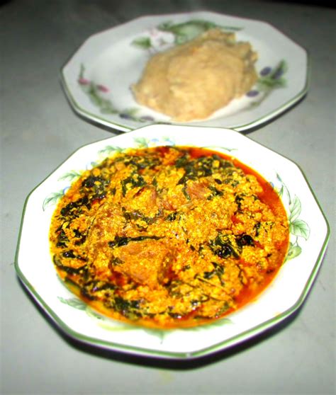 1 small onion , chopped. Creatively Cooking in Naija: Egusi and Okazi Soup