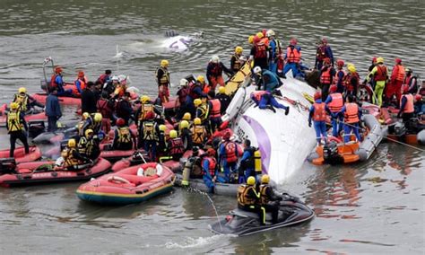 Transasia Plane Crashes In Taiwan River Killing At Least 23 People