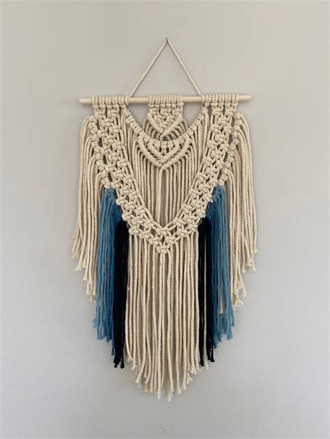 Macrame Wall Hanging Multi Color Etsy