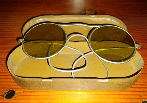vintage ww2 military issue glasses amber tinted in caerphilly gumtree