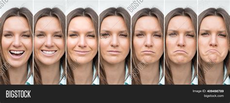 Woman Emotions Range Image And Photo Free Trial Bigstock