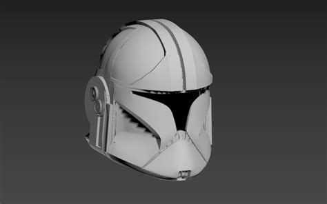 Pilot Clone Trooper Helmet Phase 1 Aotc Star Wars Cosplay Etsy