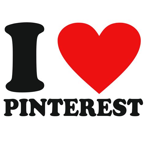 I Love Pinterest T Shirt White Metter Media Boston Social Media