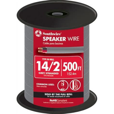 For outdoor speaker wiring, we would generally recommend wiring between 12 to 14 gauge (or american wire gauge, awg). Shop 500-ft 14-2 In-Wall Speaker Wire at Lowes.com