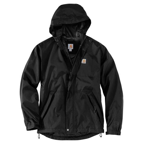 Carhartt Mens Xx Large Black Nylonspandexpolyester Hooded Rough Cut