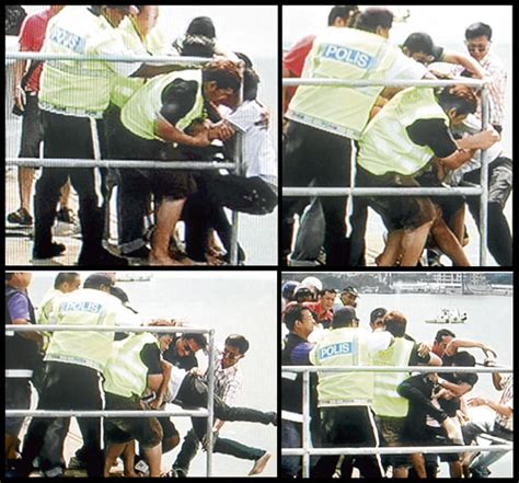 Nasib baik ada polis bantuan ni sanggup gadaikan nyawa ikut. Cubaan Bunuh Diri Terjun Jambatan Pulau Pinang